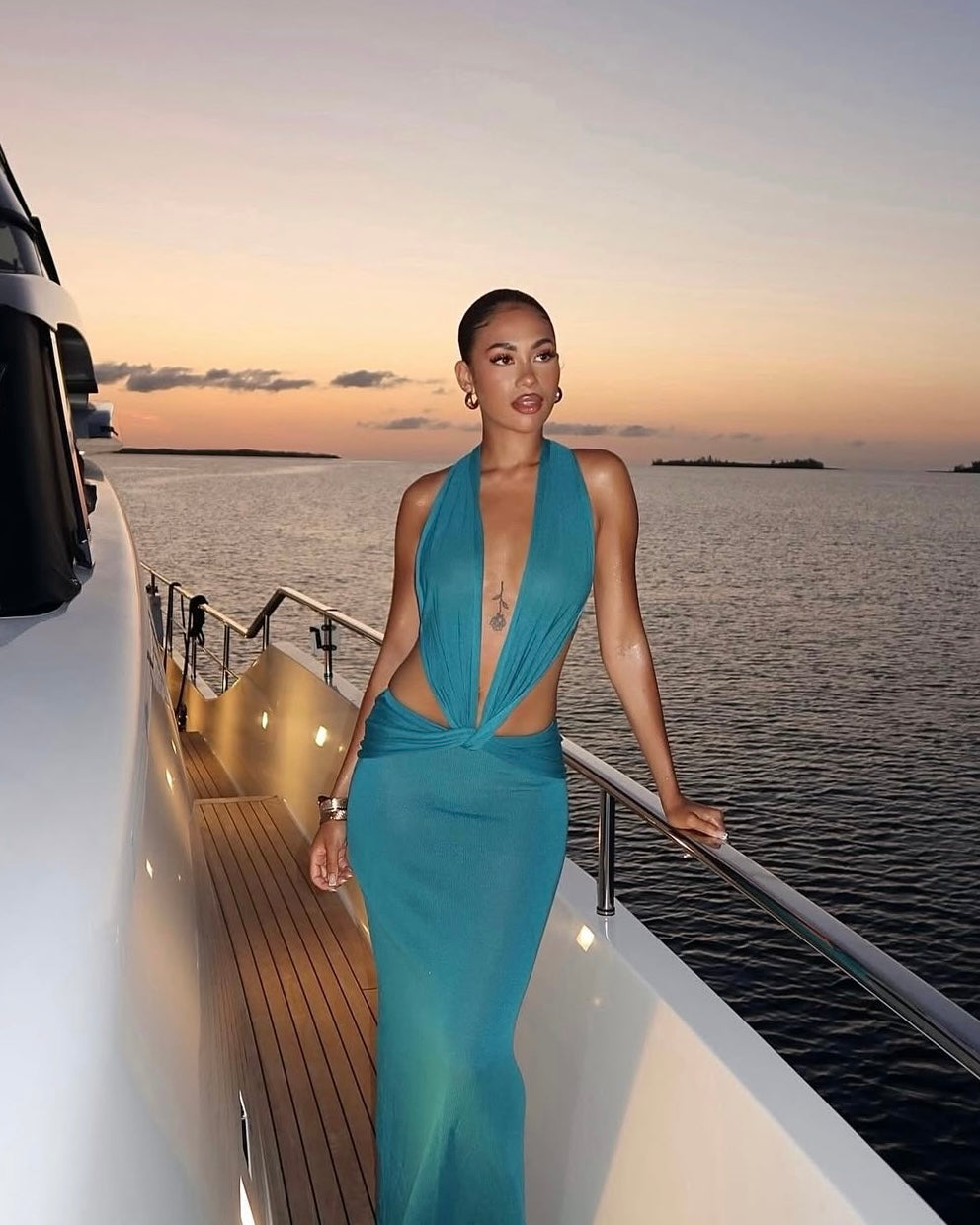 ‘Teal’ dress