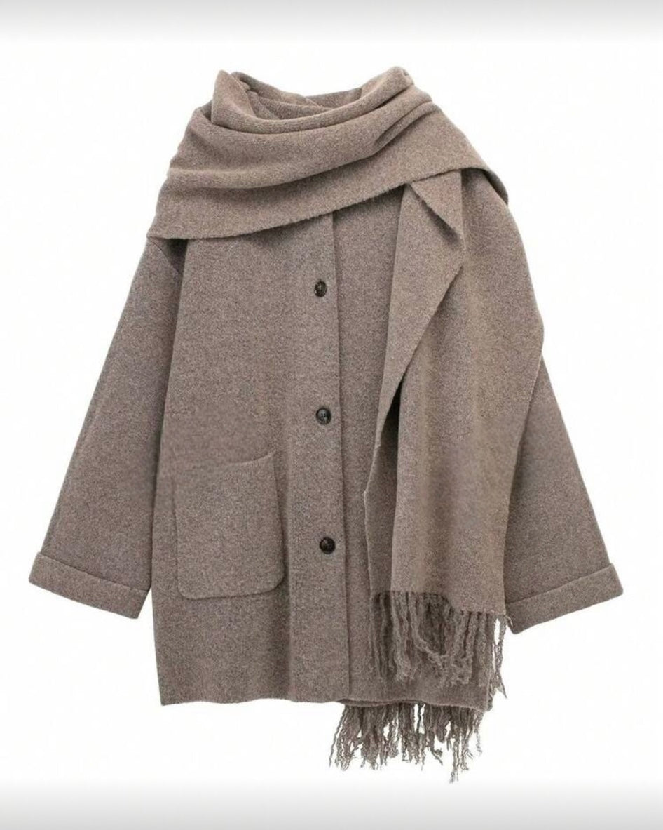 ‘Hailey’ Jacket and Scarf