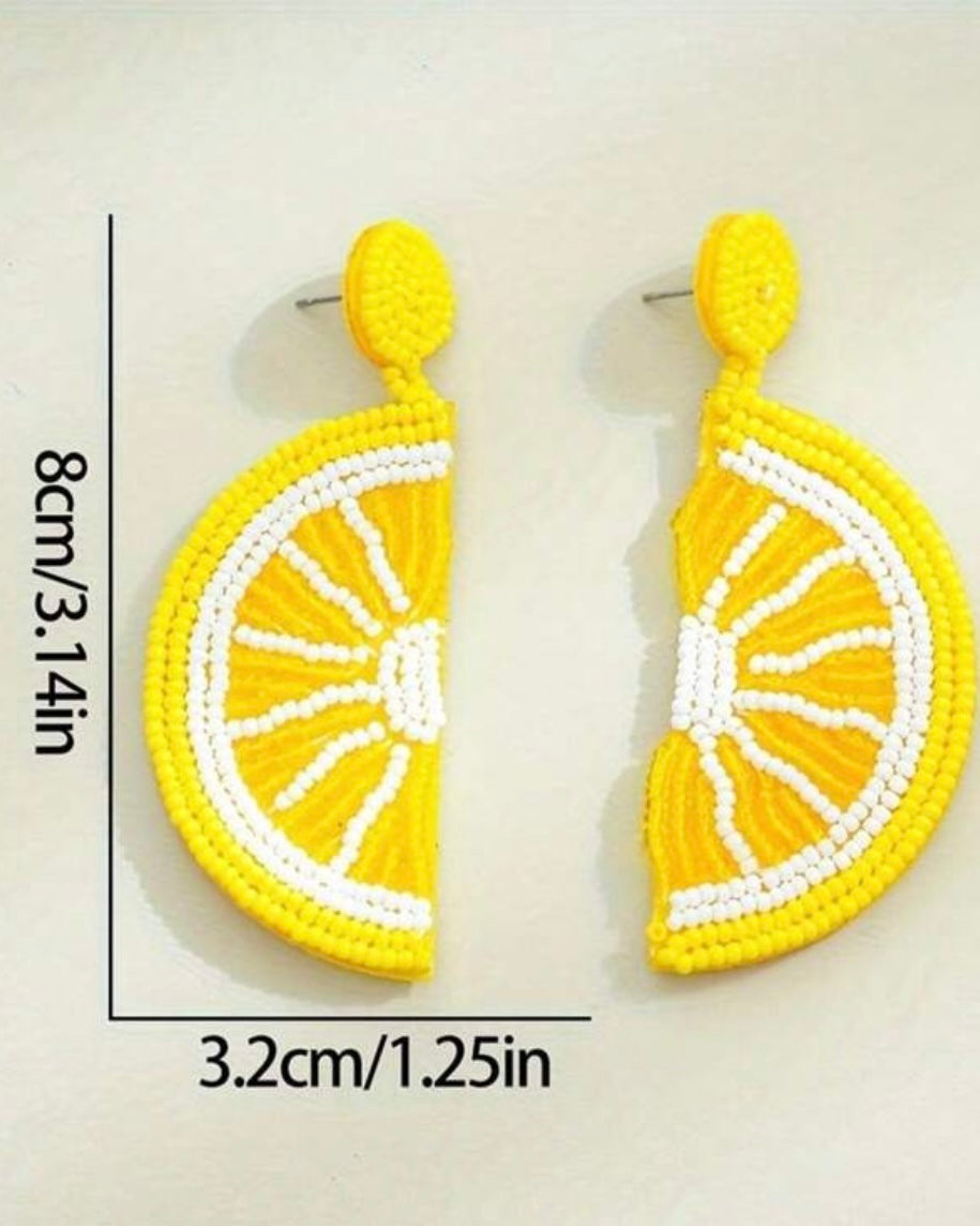 Lemon Earrings