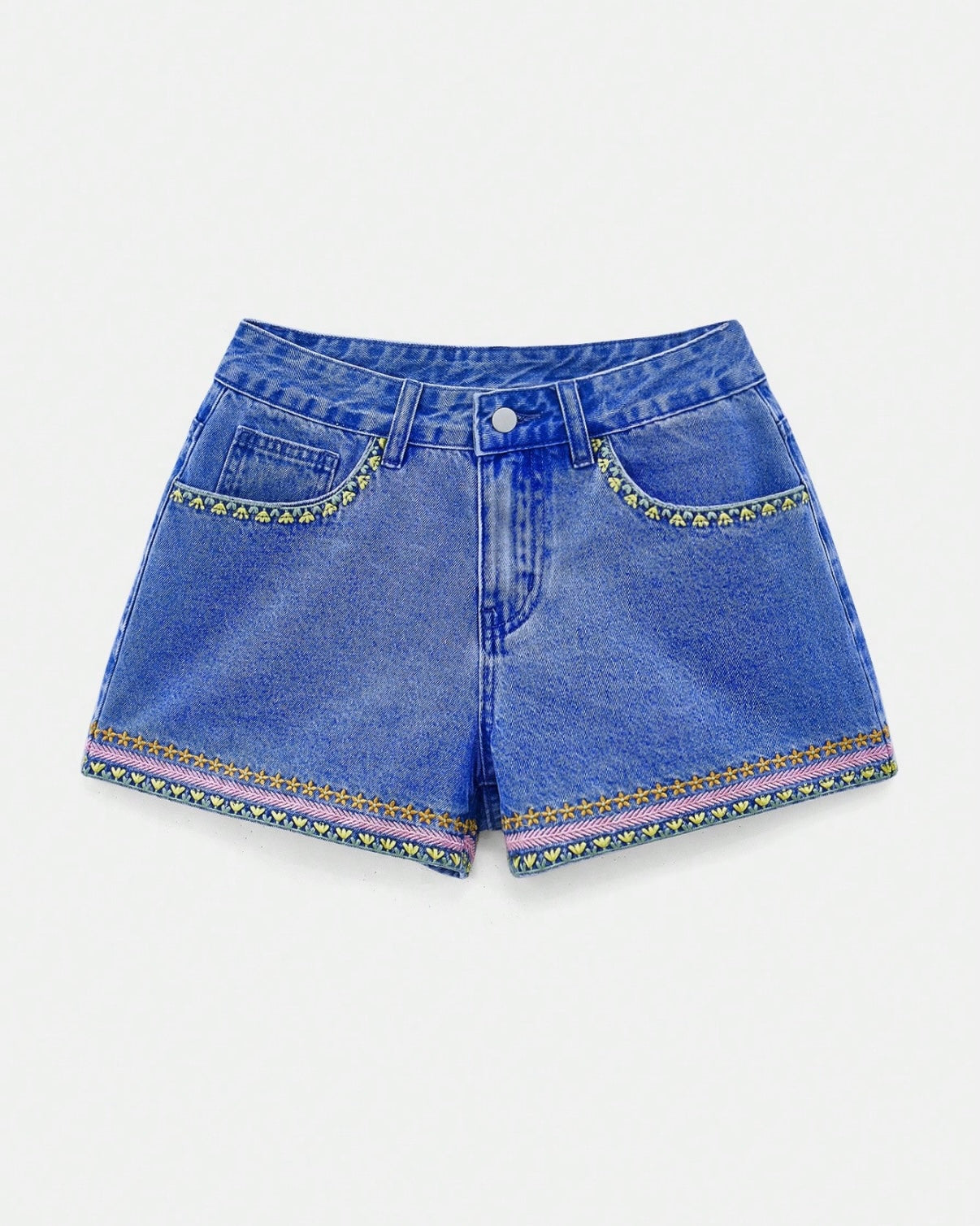 Embroidered Shorts