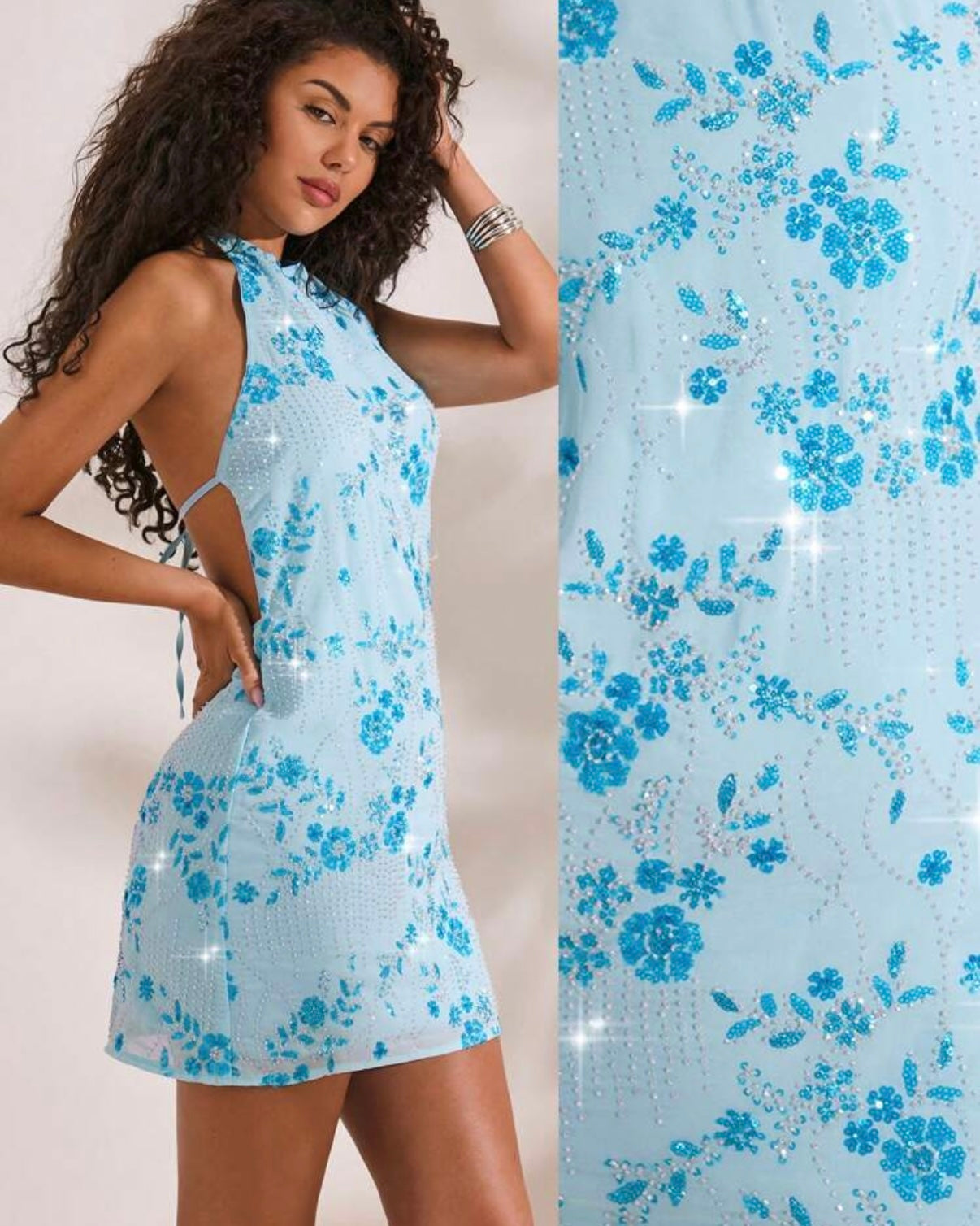 ‘Cyan’ dress