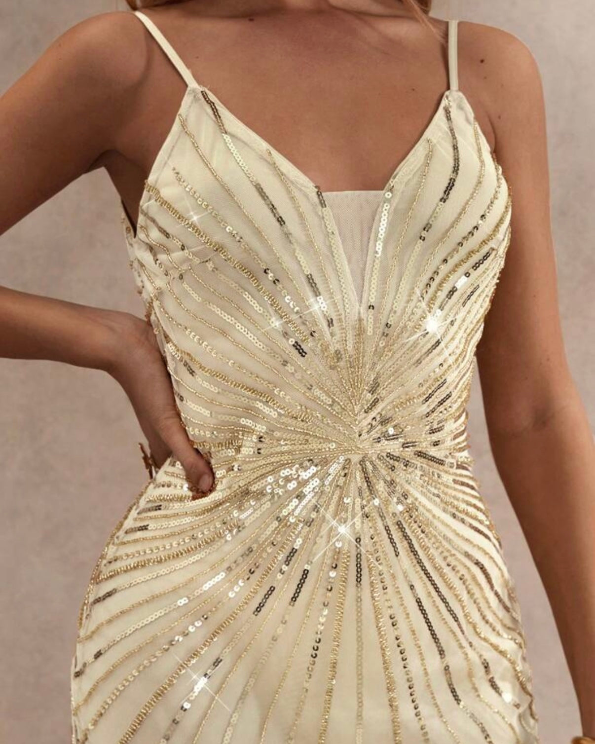 ‘Champagne’ dress