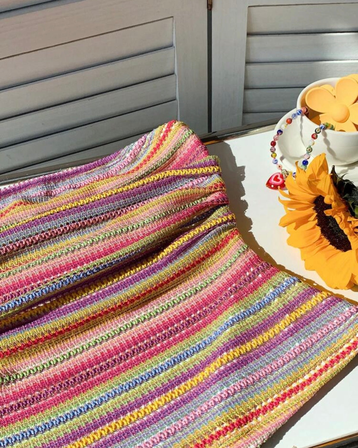‘Rainbow’ top