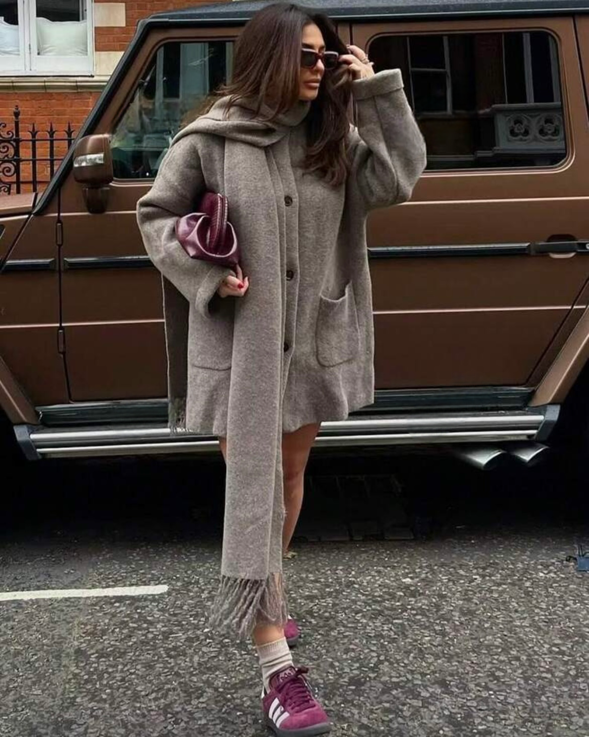 ‘Hailey’ Jacket and Scarf