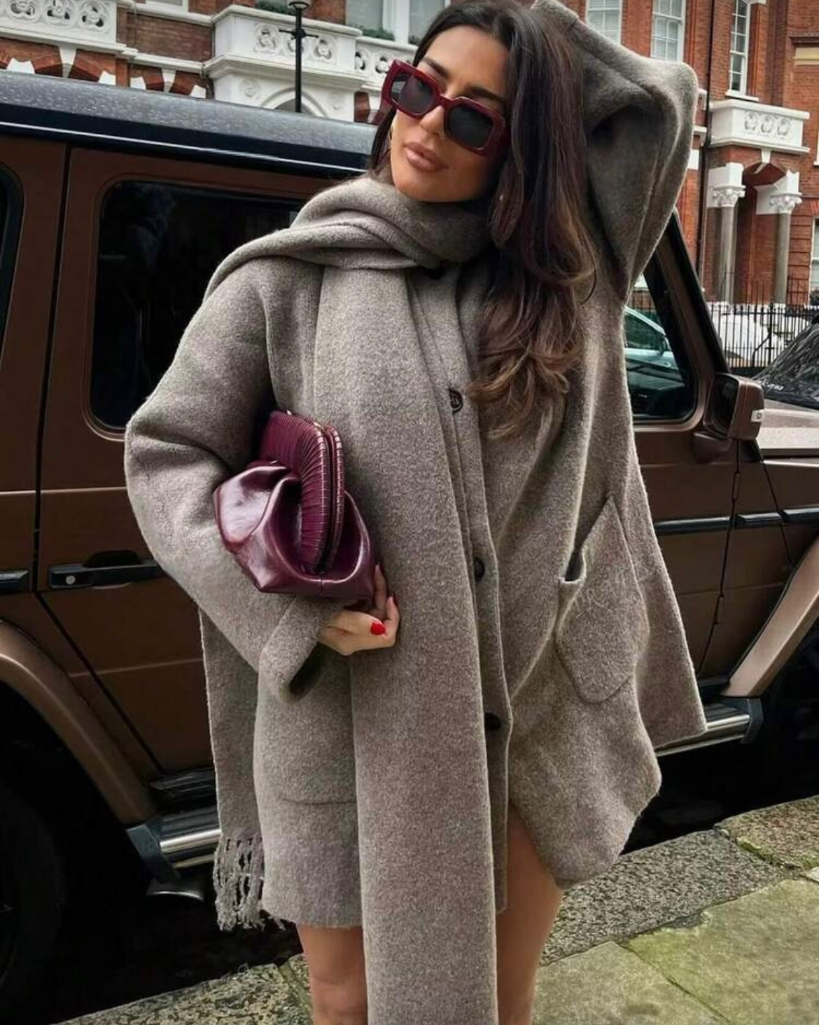 ‘Hailey’ Jacket and Scarf