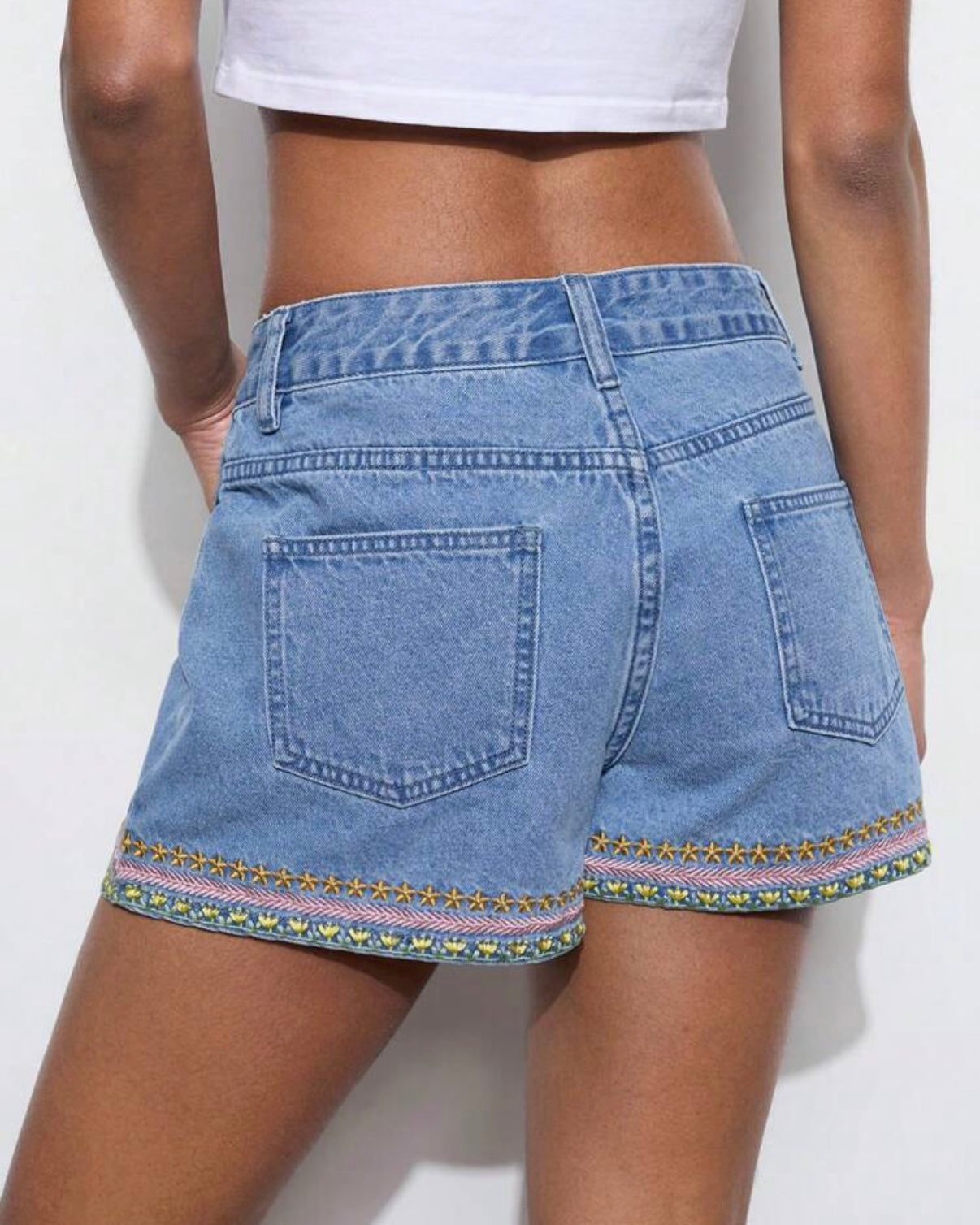 Embroidered Shorts