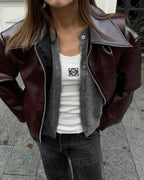 Burgundy Jacket