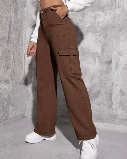 Brown Cargo Pants