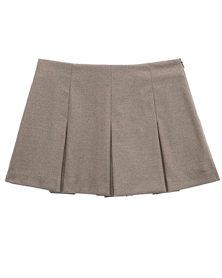 Pleated Skort
