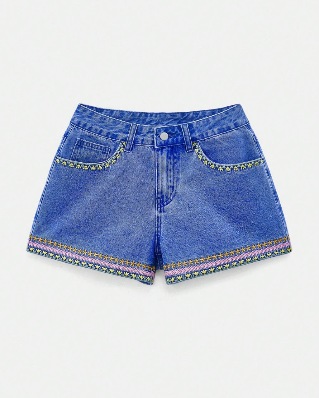 Embroidered Shorts