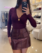 ‘Plum’ skirt
