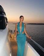 ‘Teal’ dress