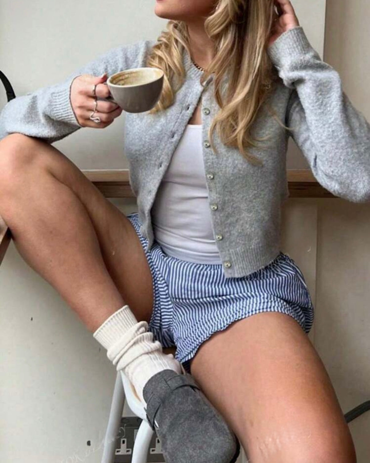 Grey Cardigan