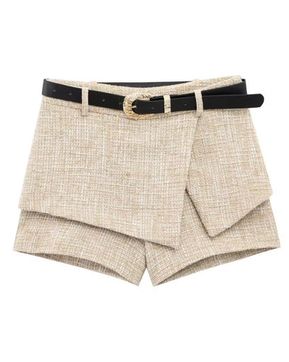 Linen Shorts + Belt