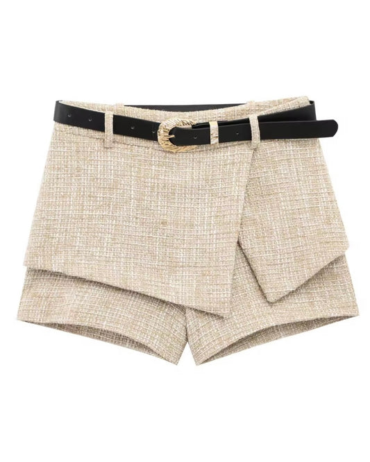Linen Shorts + Belt