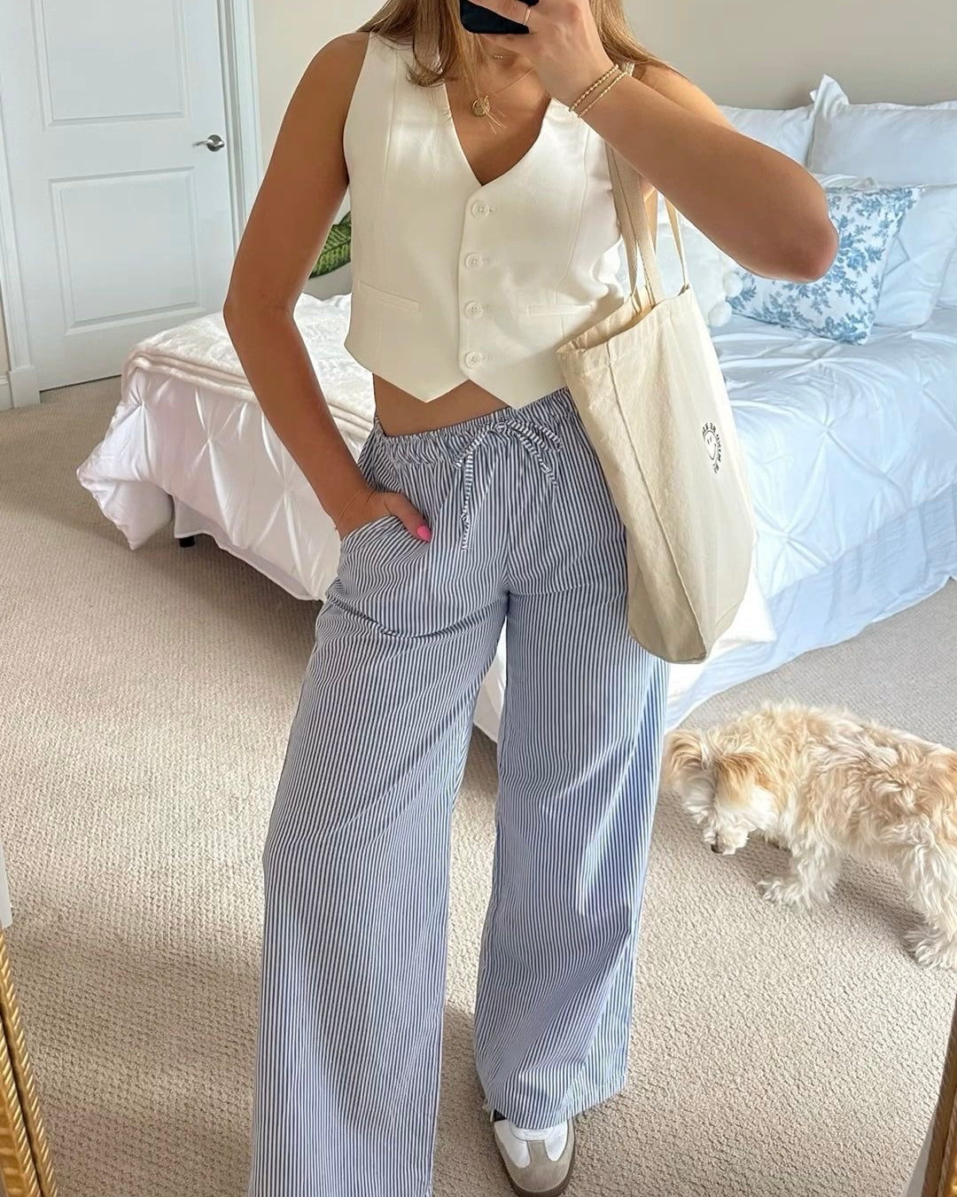 Blue pants