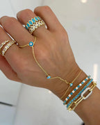 ‘Elsy’ Hand Chain - RUBY BEIRUT