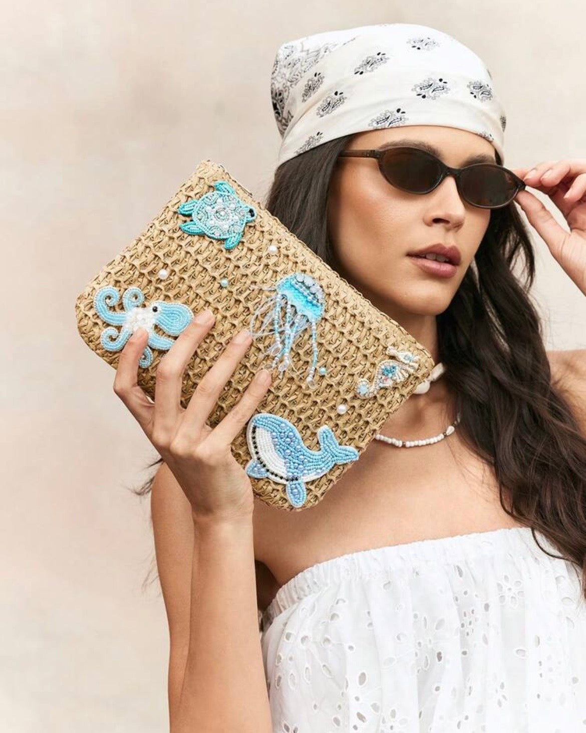 ‘Pina’ Beach Pouch