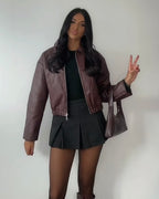 Burgundy Jacket