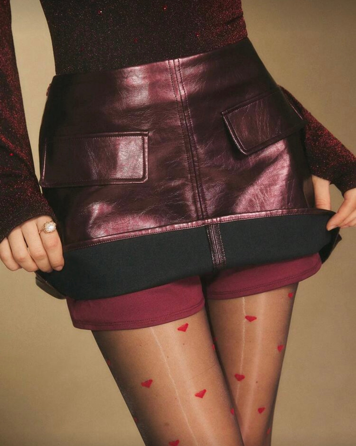 ‘Plum’ skirt