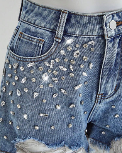 Rhinestone Shorts