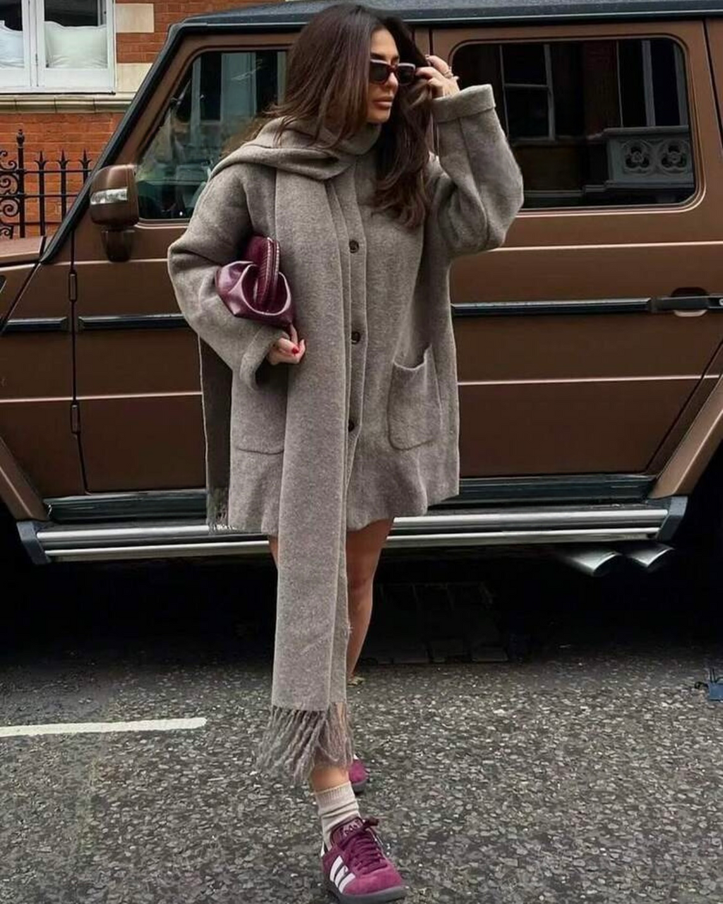 ‘Hailey’ Jacket and Scarf