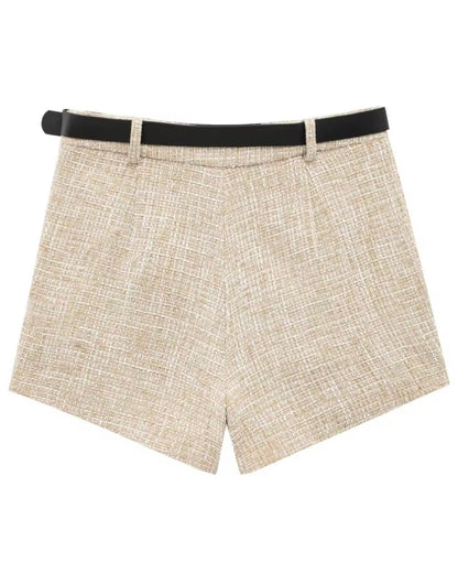 Linen Shorts + Belt