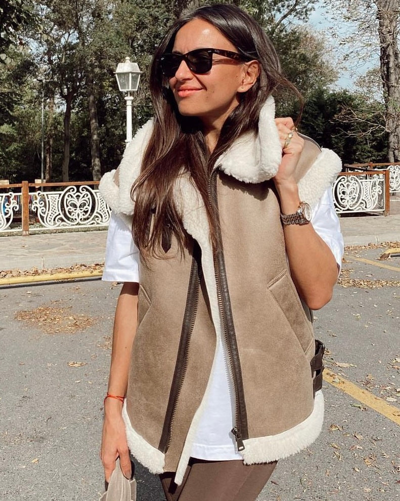 ‘Brownie’ Vest Jacket