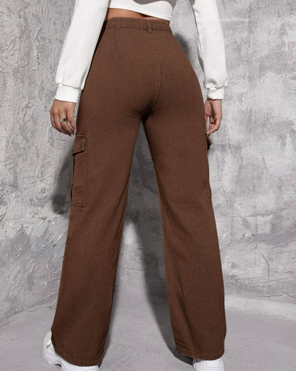 Brown Cargo Pants