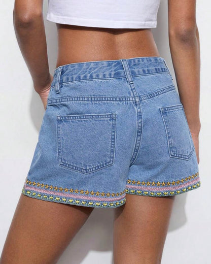 Embroidered Shorts