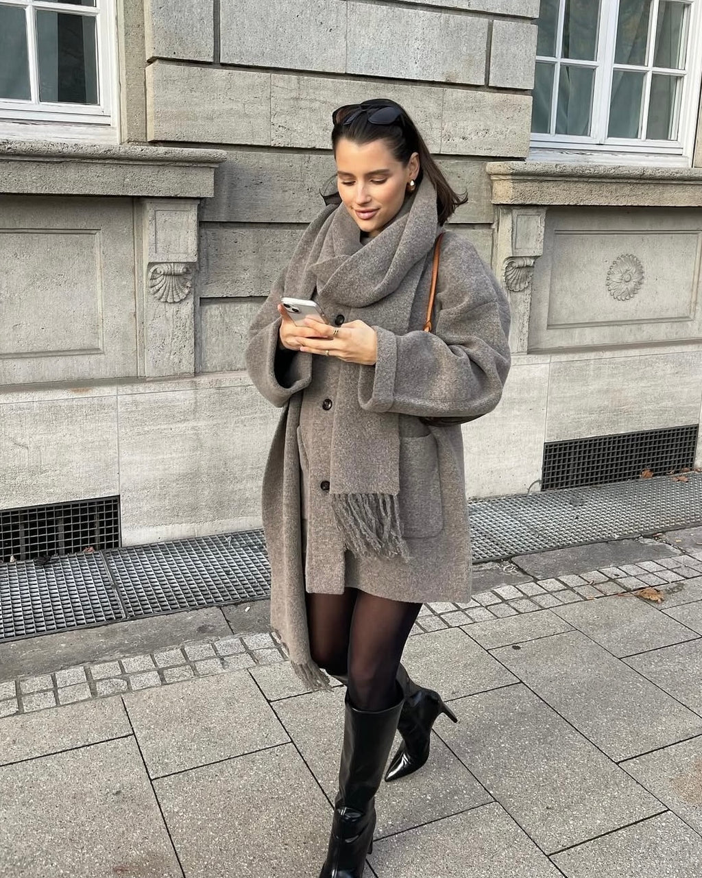 ‘Hailey’ Jacket and Scarf