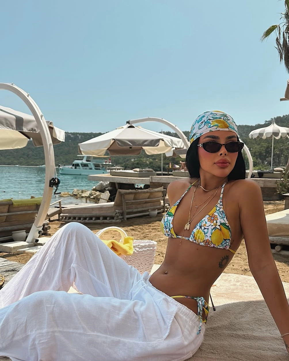‘Limoni’ bikini + headscarf