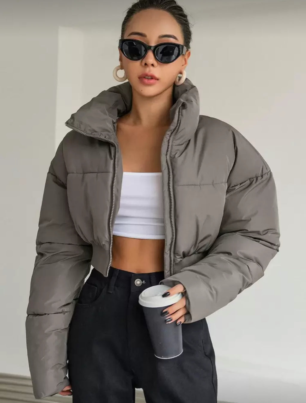 ‘Blow’ Cropped Jacket