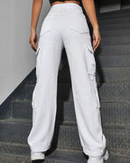 White Cargo Pants